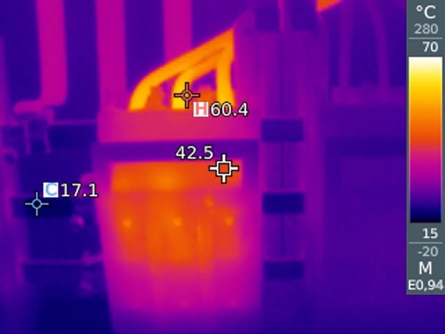 Elektrothermografie Überlastung