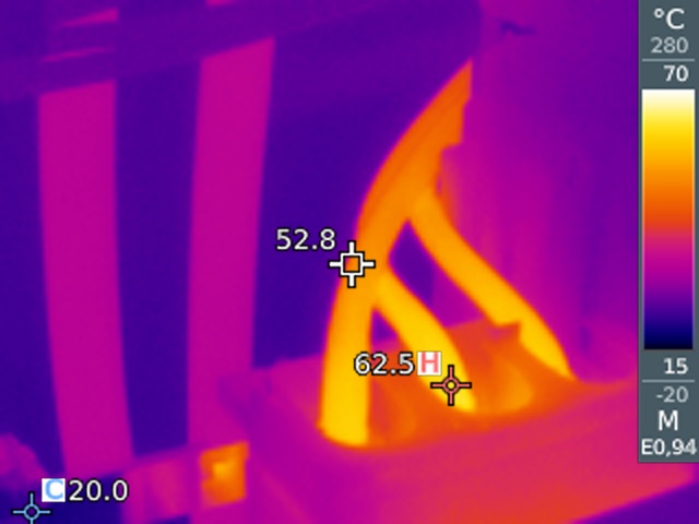 Elektrothermografie Überlastung