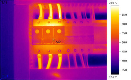 Elektrothermografie Neozed überlastet