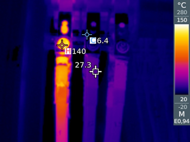 Elektrothermografie Mangel