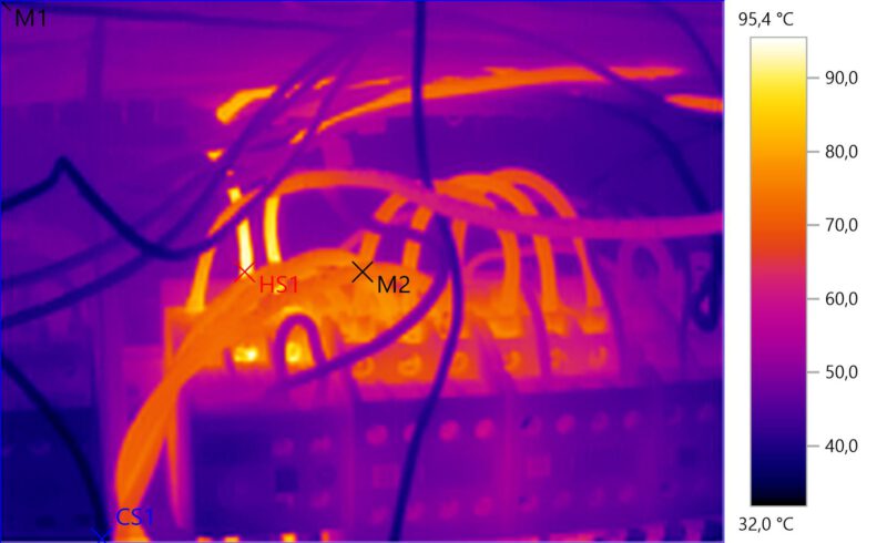 Elektrothermografie Mangel Überlastung