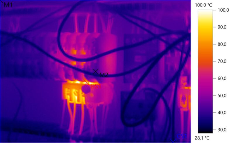 Elektrothermografie Kontaktproblem